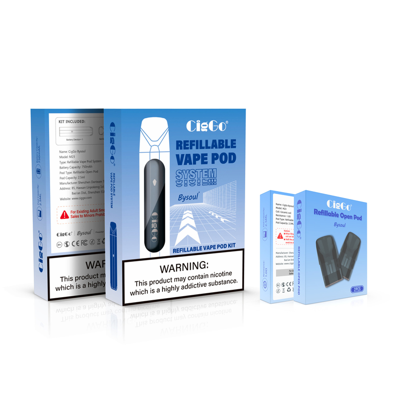 Bysoul CBD THC Vape Cartridge 2.5ml Vaper Electronic E Cigarette